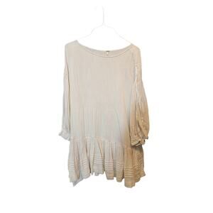 Free People Cream Baby doll dress